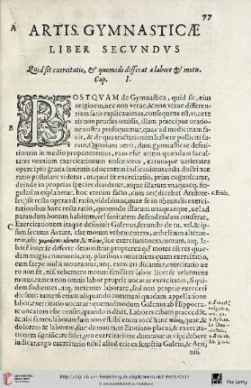 Cap. I.: Quid sit exercitatio, & quomodo differat alabore & motu