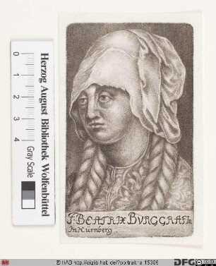 Bildnis Beatrix, Herzogin von Österreich, geb. Burggräfin von Nürnberg