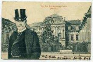 Bernhard von Bülow vor dem Reichskanzler-Palais