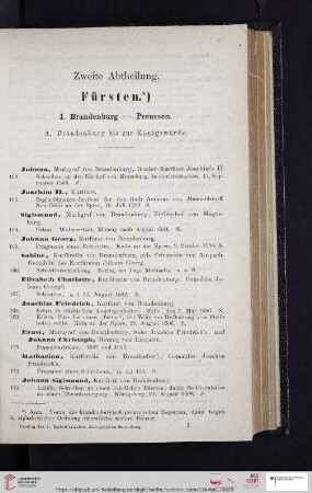 I. Brandenburg - Preussen (Nr. 162 - 294)