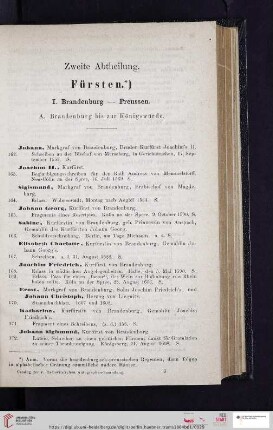 I. Brandenburg - Preussen (Nr. 162 - 294)