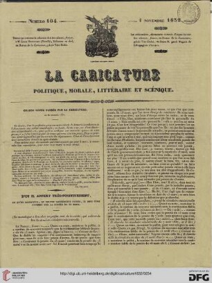 Numéro 104 (1 Novembre 1832)