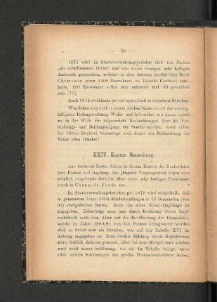 XXIV. Kanton Neuenburg.