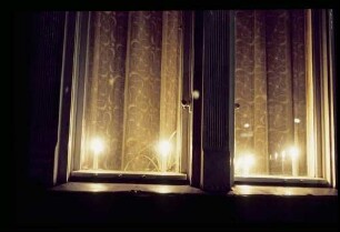 Trauer um Kennedy/ Kerzen in Fenster