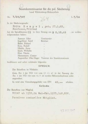 Hempel, Fritz
