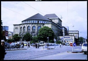 Freiburg: Stadttheater nach dem Umbau, Aussenansichten von Osten
