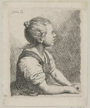 Bildnis eines sitzenden Mädchens