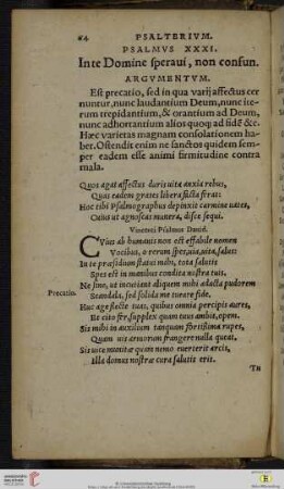 (Psalmvs XXXI - Psalmvs XL)