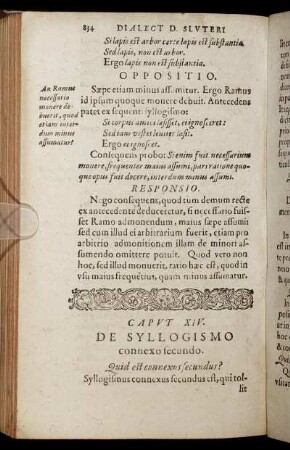 Caput XIV. De Syllogismo connexo secundo.