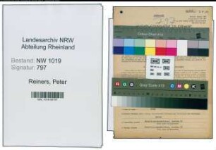 Entnazifizierung Peter Reiners , geb. 18.08.1891 (Arbeiter)