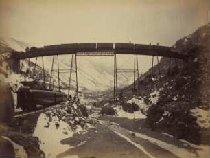 Railway from Denver to Georgetown: Bridge above Devil´s Gate