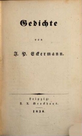Gedichte