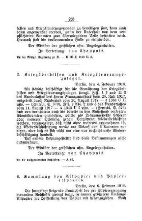 Kriegsbeihilfen und Kriegsteuerungszulagen : [A. Behörden und Beamte]