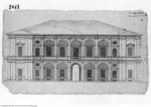 Rom, Quirinalspalast, Plan der ovalen Treppe