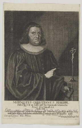 Bildnis des Ernestus Christianus Philippi