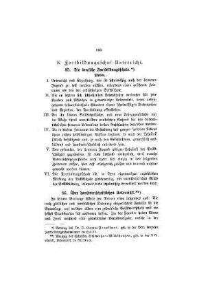 Über hauswirtschaftlichen Unterricht