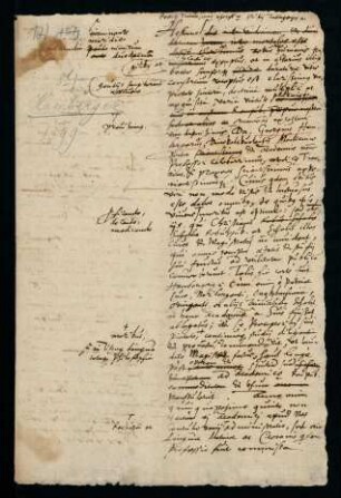 Todesanzeige des Prof. Dr. med. Georg Hambergerus aus Dinkelsbühl und Programm der Trauerrede, 1599 und 1600.