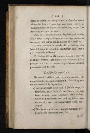 De Morbis arthriticis.