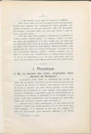 I. Phonétique