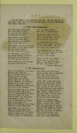 6. Gott der Erhalter
