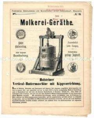 Molkerei-Geräte