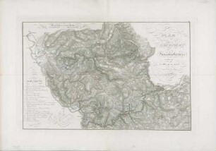 Plan zur Übersicht der Kriegsbegebenheiten zwischen der Lahn und der Sieg 14ten bis 2ten Juny 1796