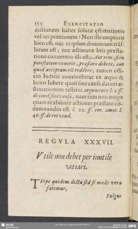 Regula XXXVII. Utile non debet inutile vitiari