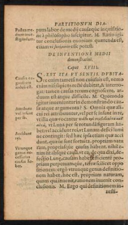 De Inventione Medii demonstrativi. Caput XVIII.