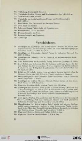 Verschiedenes (Nr. 787-825)