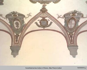 Allegorie der Florentia mit Wappen der florentinischen Vikariate