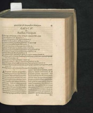Caput IV. De Potestate Principum.
