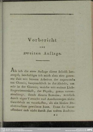 Vorbericht zur zweiten Auflage