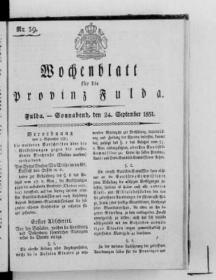 Nr. 39, Ausgabe vom 24. September 1831