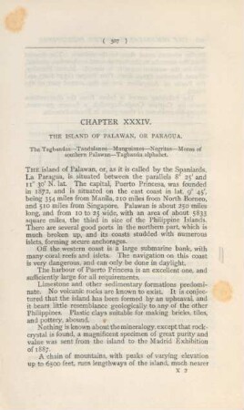 Chapter XXXIV. The island of Palawan, or Paragua