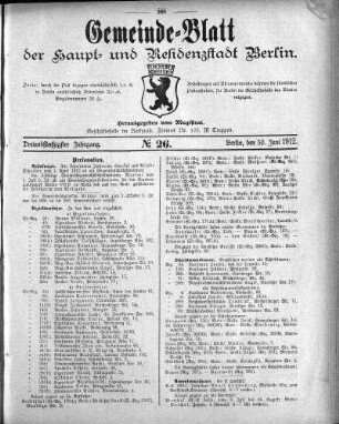 1912,26: No. 26, 30. Juni 1912