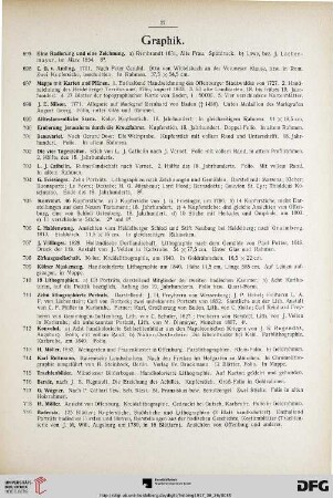Graphik (Nr. 695-719)
