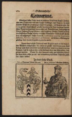 fol. 29. Albertus I. Graf von Habspurg.