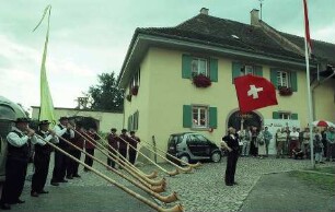 Freiburg im Breisgau: Fest im Jesuitenschloss anlässlich des Schweizer Nationalfeiertages am 1. August