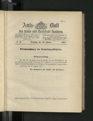 No. 13. 28. Januar. 1902.