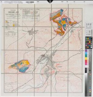 Wirtschafts-Karte des Preuß. Forstamtes Bredelar Bl. 2, Waldzustand 1.10.1939, Handstück des Oberforstbeamten