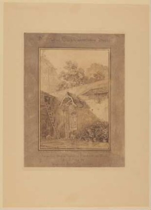 Goethe-Haus, Hofansicht mit Brunnen
