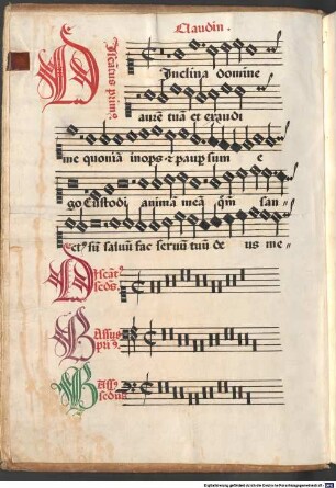 42 Sacred songs - BSB Mus.ms. 25 : [without title]
