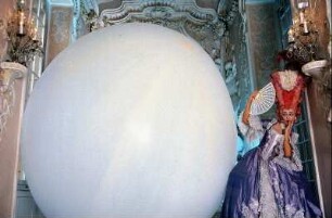 Ballon im Schloss