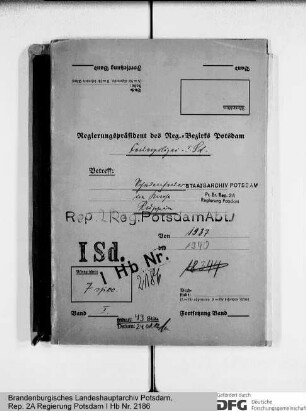 Schadenfeuer im Kreise Ruppin