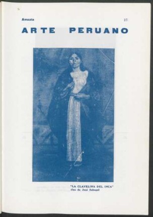 La clavelina del Inca : óleo de José Sabogal