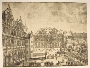 Schlosshof des Heidelberger Schlosses