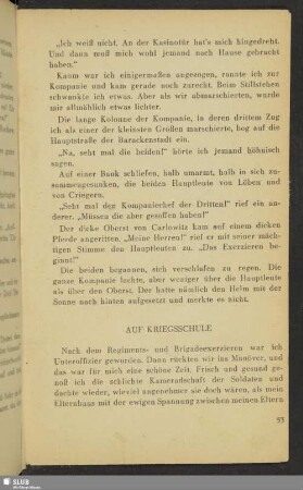Auf Kriegsschule