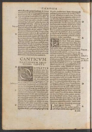 Canticum Canticorum Salomonis.
