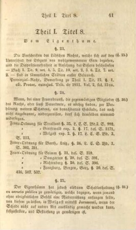 Titel 8. Vom Eigenthume