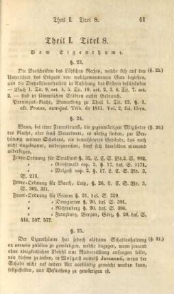 Titel 8. Vom Eigenthume